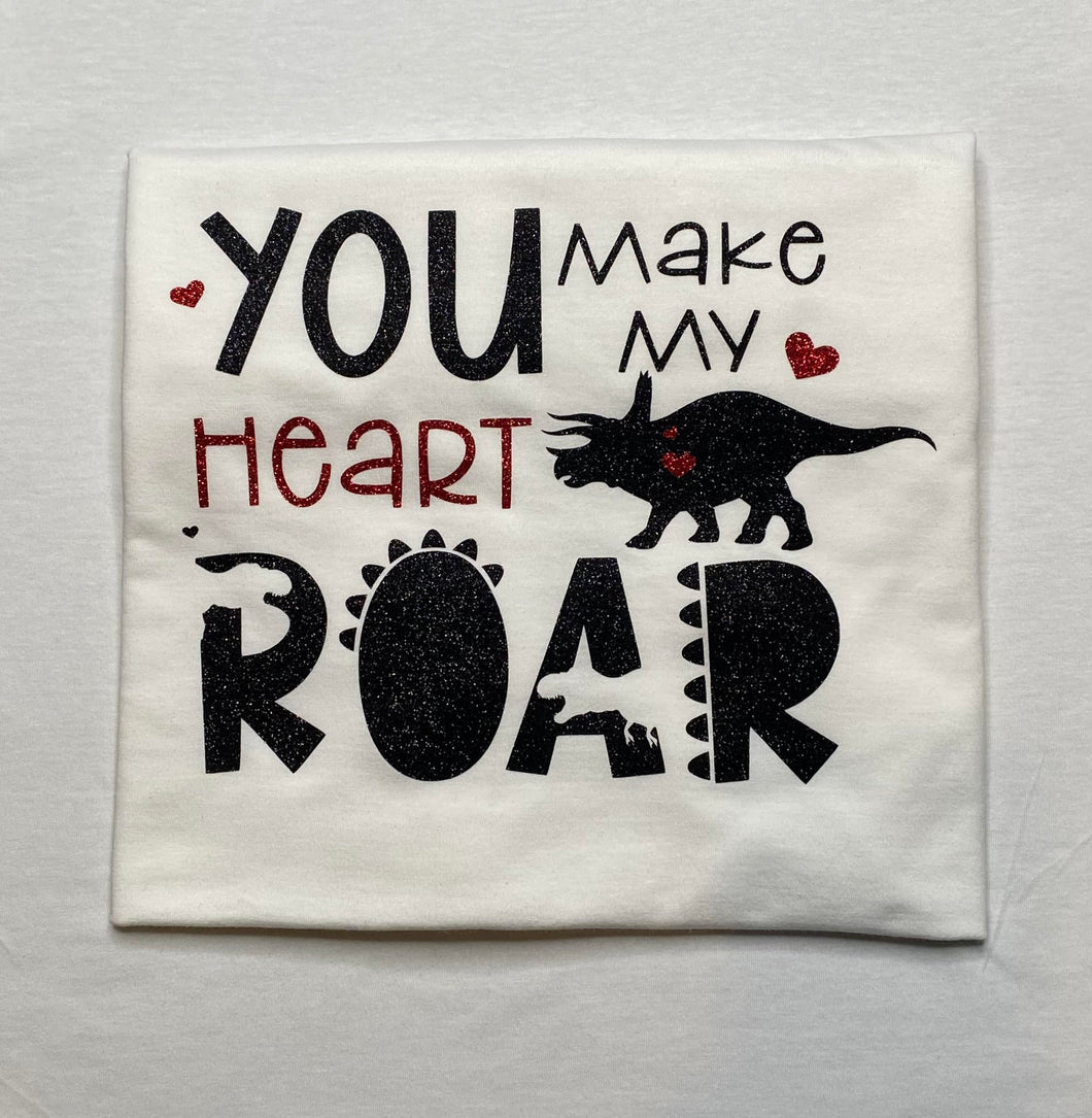 You make my heart ROAR Adult T-Shirt